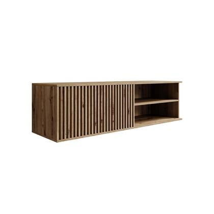 Meubella - TV-Meubel Evy - Eiken - 150 cm Bruin