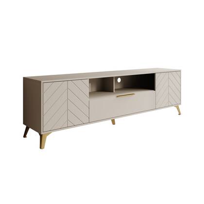 Meubella - TV-Meubel Xiano - Beige - 203 cm