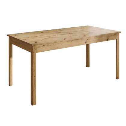Meubella - Eetkamertafel Steve - Eiken - 230 cm - Uitschuifbaar Bruin