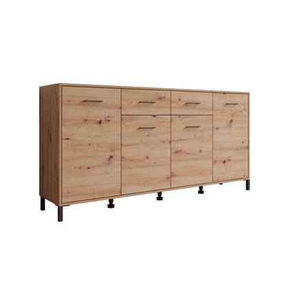 Meubella - Dressoir Vidor - Eiken - 183 cm Bruin