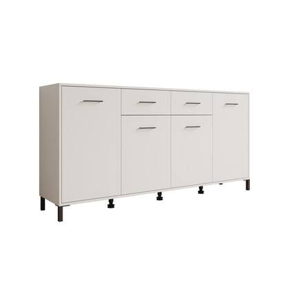 Meubella - Dressoir Vidor - Wit - 183 cm