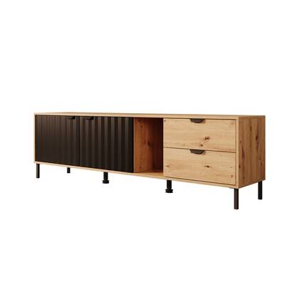 Meubella - TV-Meubel Vic - Eiken - 183 cm Bruin