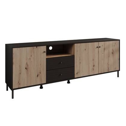 Meubella - TV-Meubel Charles - Eiken - 208 cm Bruin