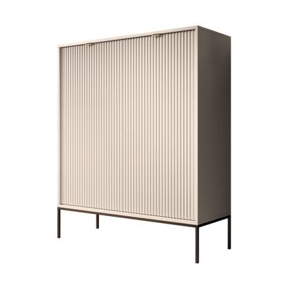 Meubella - Dressoir Navil - Beige - 104 cm - Hoog