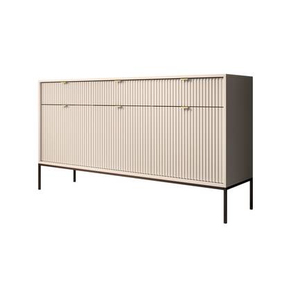 Meubella - Dressoir Navil - Beige - 154 cm