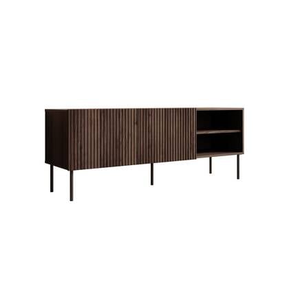 Meubella - TV-Meubel Tartagal - Donker eiken - 150 cm Bruin