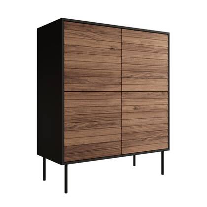 Meubella - Dressoir Cordoba - Eiken - 102 cm Bruin