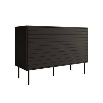 Meubella - Dressoir Cordoba - Zwart - 120 cm