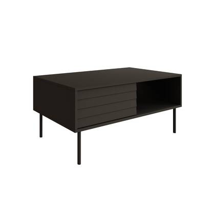 Meubella - Salontafel Cordoba - Zwart - 100 cm