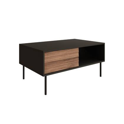 Meubella - Salontafel Cordoba - Zwart 2 - 100 cm