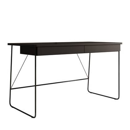 Meubella - Bureau Medea - Zwart - 135 cm
