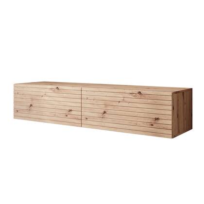 Meubella - TV-Meubel Blitz - Eiken - 154 cm Bruin