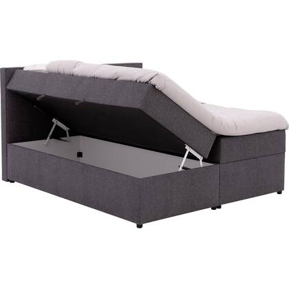 Goossens Boxspring Store met opbergruimte - - 180 x 212 cm cm Grijs