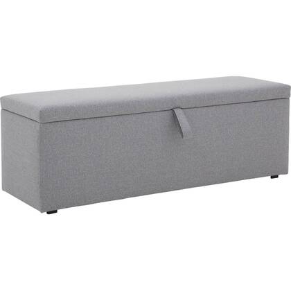 Goossens Bedbank Dutch Comfort Line B, Bedbank met klep Grijs