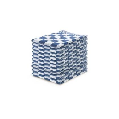 LINNICK Keukendoekset Blok 50x50cm - - set van 10 Blauw