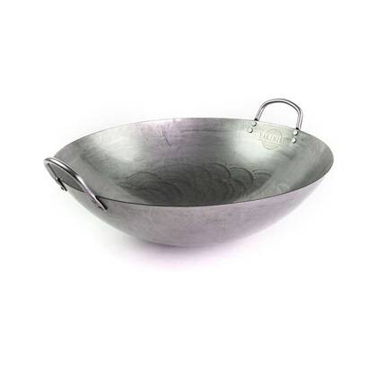 Yakiniku - BBQ Accessoire Wok 40 cm Grijs