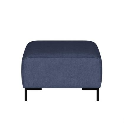 by fonQ Loft Hocker - Chenille - Donker Blauw