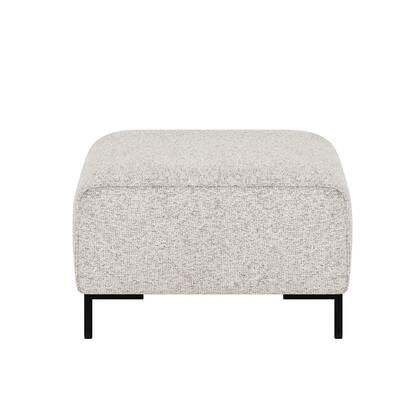 by fonQ Loft Hocker - Chenille Melange - Ecru Wit