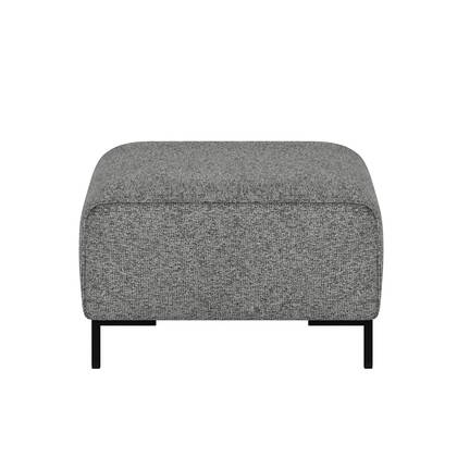 by fonQ Loft Hocker - Chenille Melange - Steen Grijs