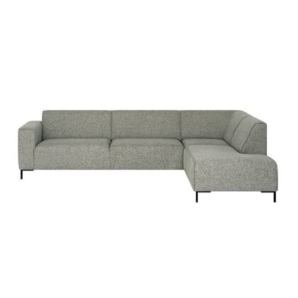 by fonQ Loft Hoekbank Rechts - Chenille Melange - Mint Groen