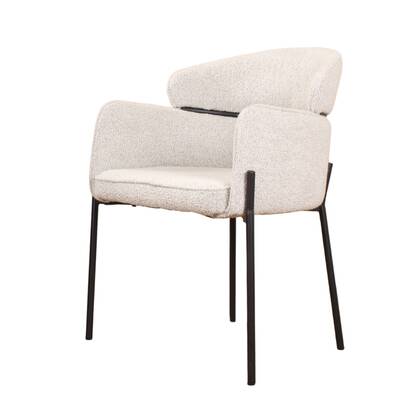 DS4U Mira eetkamerstoel boucle - beige Taupe