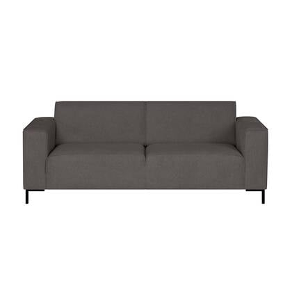 by fonQ Loft 2-zitsbank - Chenille - Antraciet Antraciet, Zwart, Grijs