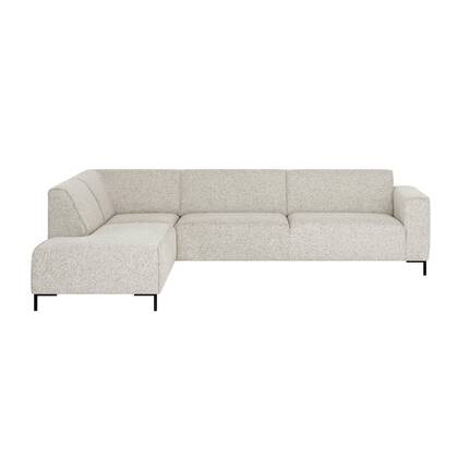 by fonQ Loft Hoekbank Links - Chenille Melange - Ecru Wit