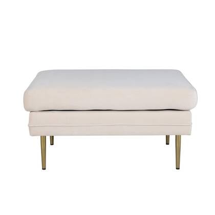 Svea - Tess hocker - velvet - beige Taupe