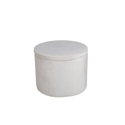Svea - Blaze poef - velvet - beige Taupe