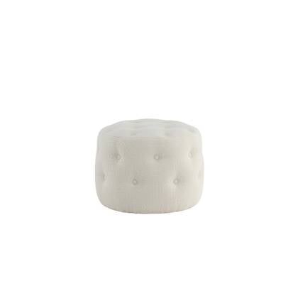 Svea - Juno hocker - teddy - Wit