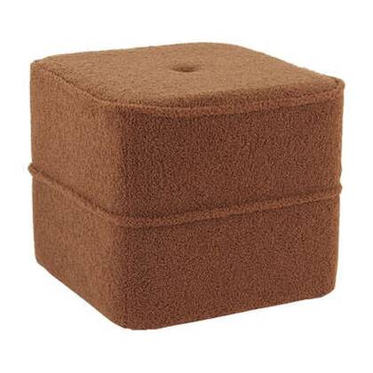 Light & Living Light&living Poef 40x40x35 cm KIKI teddy terra Oranje