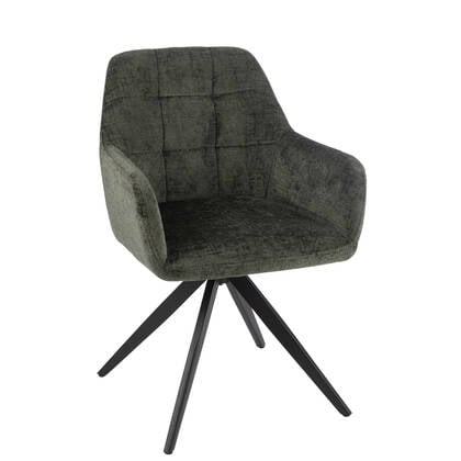 J-Line stoel Louna - ijzer|acryl - Groen