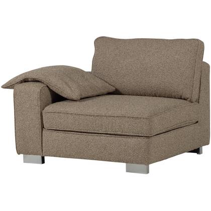 vtwonen Lazy 1-Zits Element met arm links - Bouclé - Zand Beige