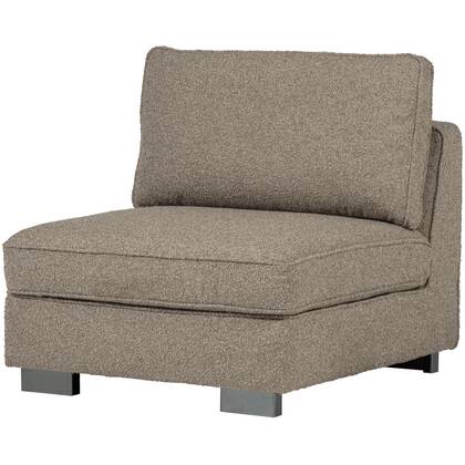 vtwonen Lazy 1-Zits Element - Bouclé - Zand Beige
