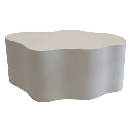 DÉJA Living - Loungetafel Wit - Organisch - 100x70x41cm - Marly