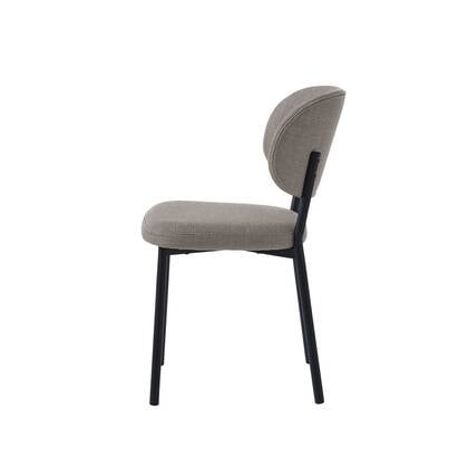 Giga Living - Eetkamerstoel Zandkleur Stof - Fowler - Set van 2 Taupe
