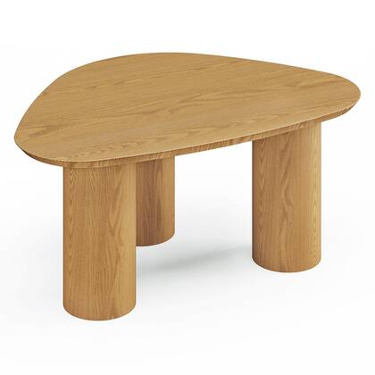 Licht houten salontafel 80cm