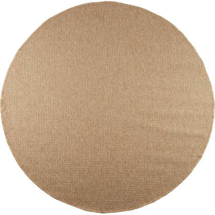 Mrcarpet Rond Jute Buitenkleed Outdoor Naturel 200cm Bruin