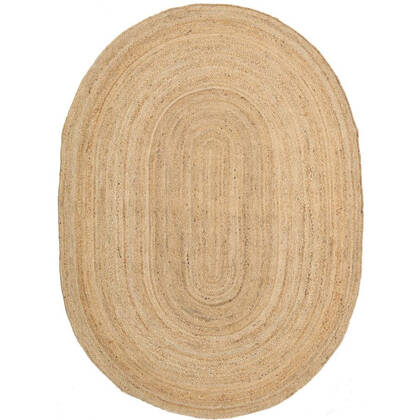 Mrcarpet Buitenkleed Jute Ovaal Outdoor Breeze Naturel 200 x 290cm