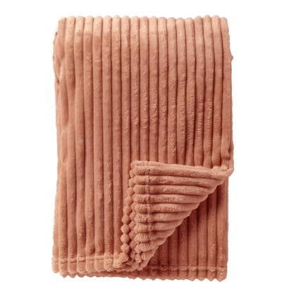 Dutch Decor plaid MARTHY - 140x180 cm Muted Clay Roze