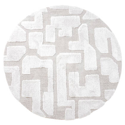 Veer Carpets - Vloerkleed Liana Creme Rond ø160 cm Crème