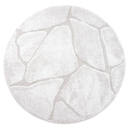 Veer Carpets - Vloerkleed Macy Creme Rond ø160 cm Crème