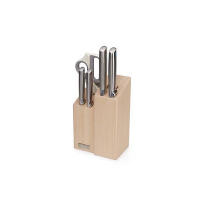 Joseph Joseph - Elevate Fusion Messen en Schaar met Houder 5-Delig Zilver
