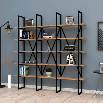 Kalune Design Boekenkast Skylar Zwart