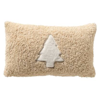 Malin - Kerst sierkussen - 30x50 cm, Beige