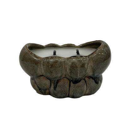 PTMD Bloempot Jodie - 23x13x13 cm - Keramiek - Groen