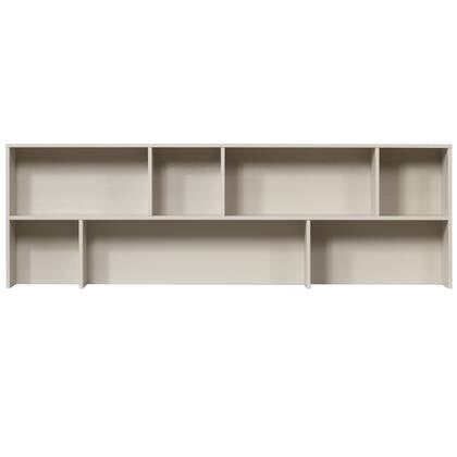 WOOOD New Gravure Opzetkast B 200 cm - Grenen - Dust Grijs