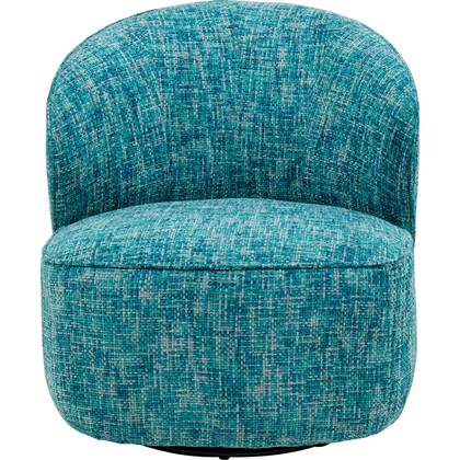 Draaifauteuil Ellie licht Kare Design Blauw