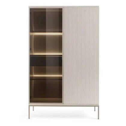 NADUVI Collection Vitrinekast Gisela Beige