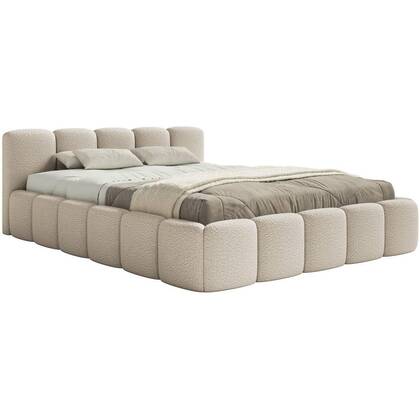 NADUVI Collection Bedframe Chloe laag 200 x 200 met opbergvak Wit